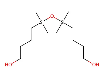 1,3-Bis(4-hydroxybutyl)tetramethyldisiloxane structure