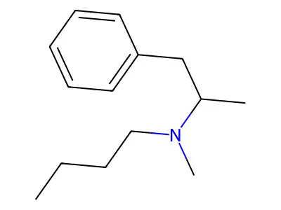 N-Methyl-N-n-butyl-amphetamine structure