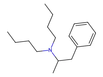 N,N-Dibutylamphetamine structure