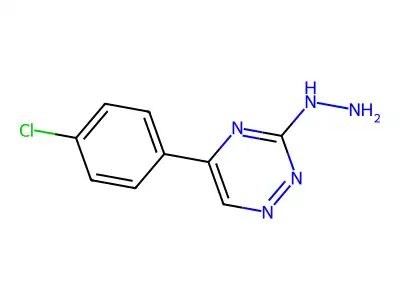 as-Triazine, 5-(4-chlorophenyl)-3-hydrazino- structure