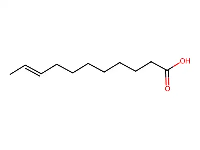 Undec-9-enoic acid structure