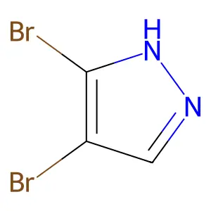 3,4-Dibromo-1H-pyrazole structure