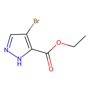 ethyl 4-bromo-1H-pyrazole-3-carboxylate structure