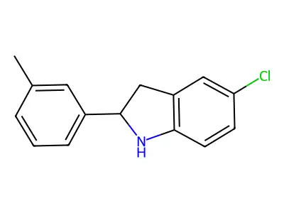 5-Chloro-2-(m-tolyl)indoline structure