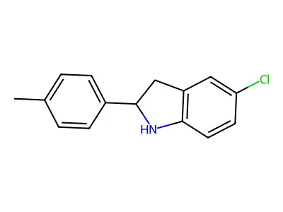 5-Chloro-2-(p-tolyl)indoline structure