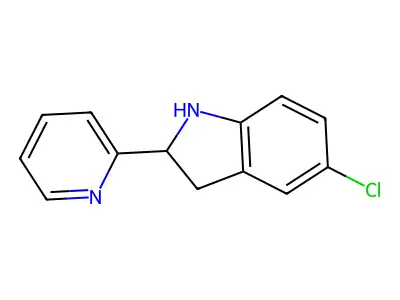 5-Chloro-2-(pyridin-2-yl)indoline structure