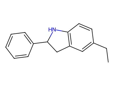 5-Ethyl-2-phenylindoline structure