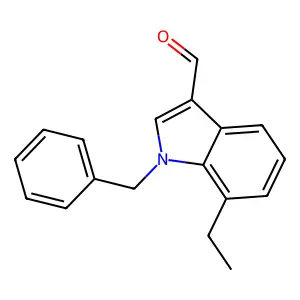 1-Benzyl-7-ethylindole-3-carbaldehyde structure