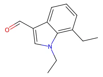 1,7-Diethyl-1H-indole-3-carbaldehyde structure