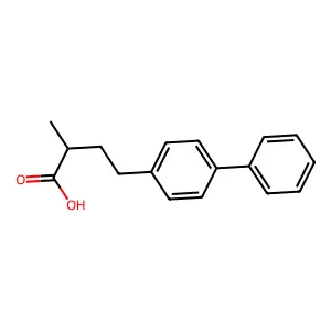4-(4-联苯基)-2-甲基丁酸 structure
