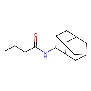 N-(2-adamantyl)butanamide structure