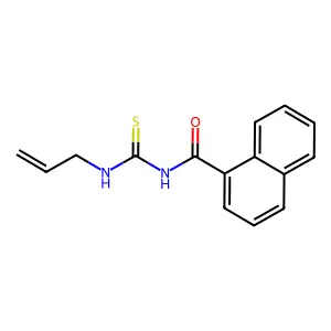 N-(prop-2-enylcarbamothioyl)naphthalene-1-carboxamide structure
