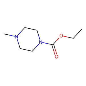 Ethyl 4-methylpiperazine-1-carboxylate structure