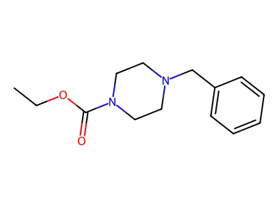 Ethyl 4-benzylpiperazine-1-carboxylate structure