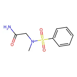 2-(n-Methylphenylsulfonamido)acetamide structure