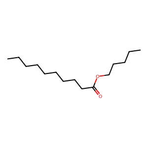 Pentyl decanoate structure
