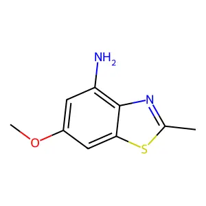4-Amino-6-methoxy-2-methylbenzothiazole structure