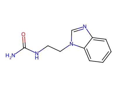 Urea, 1-(2-(1-benzimidazolyl)ethyl)- structure