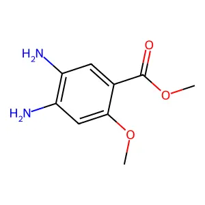 Benzoic acid, 4,5-diamino-2-methoxy-, methyl ester structure