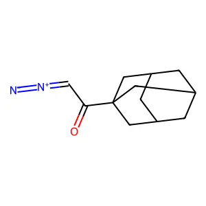 1-Adamantanoyldiazomethane structure