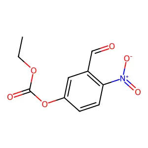 Ethyl (3-formyl-4-nitro-phenyl) carbonate structure