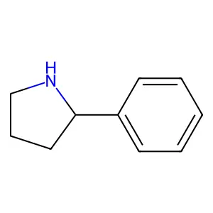 (S)-2-Phenylpyrrolidine structure