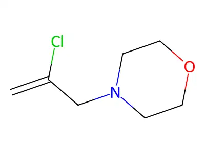 Morpholine, 4-(2-chloro-2-propenyl)- structure