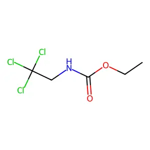 ethyl N-(2,2,2-trichloroethyl)carbamate structure