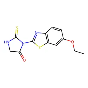 3-(6-Ethoxy-1,3-benzothiazol-2-yl)-2-thioxoimidazolidin-4-one structure