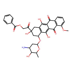 Adriamycin benzoate structure