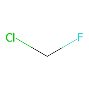 氟氯甲烷 structure