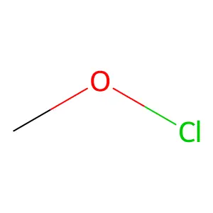 次氯酸甲酯 structure