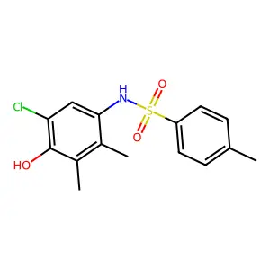N-(5-Chloro-4-hydroxy-2,3-dimethyl-phenyl)-4-methyl-benzenesulfonamide structure
