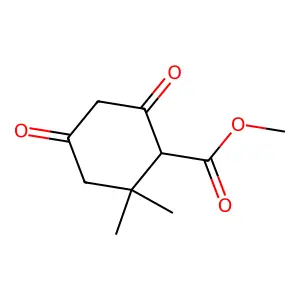 Methyl 2,2-dimethyl-4,6-dioxocyclohexanecarboxylate structure