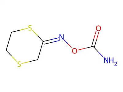 (1,4-二噻烷-2-亚基氨基)氨基甲酸酯 structure