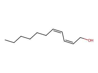 Undeca-2,4-dien-1-OL structure