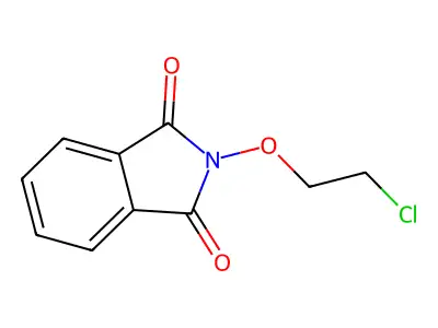 2-(2-Chloroethoxy)isoindoline-1,3-dione structure