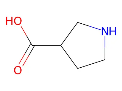 (S)-Pyrrolidine-3-carboxylic acid structure
