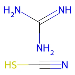 硫氰酸胍 structure