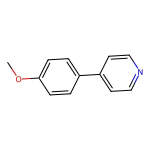 4-(4-Methoxyphenyl)pyridine structure