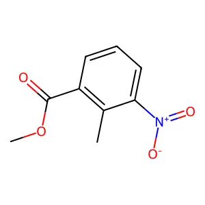 Methyl 2-methyl-3-nitrobenzoate structure