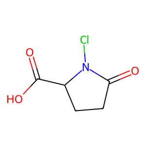 1-chloro-5-oxo-L-proline structure
