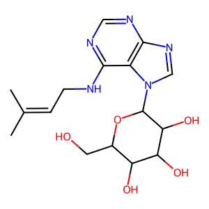 Isopentenyl-Adenine-7-glucoside structure
