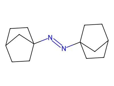 e-Diazene, bis(bicyclo(2.2.1)hept-1-yl)- structure