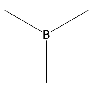 三甲基硼烷 structure