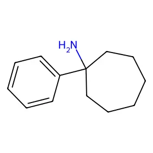 1-苯基环庚胺 structure