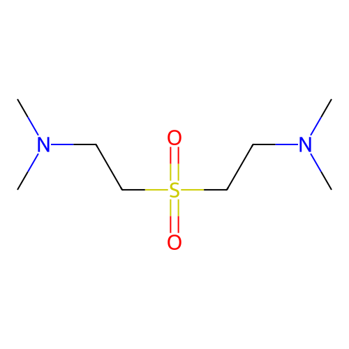 N-(2-{[2-(dimethylamino)ethyl]sulfonyl}ethyl)-N,N-dimethylamine structure