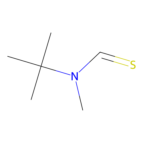 N-(叔丁基)-N-甲基硫代甲酰胺 structure