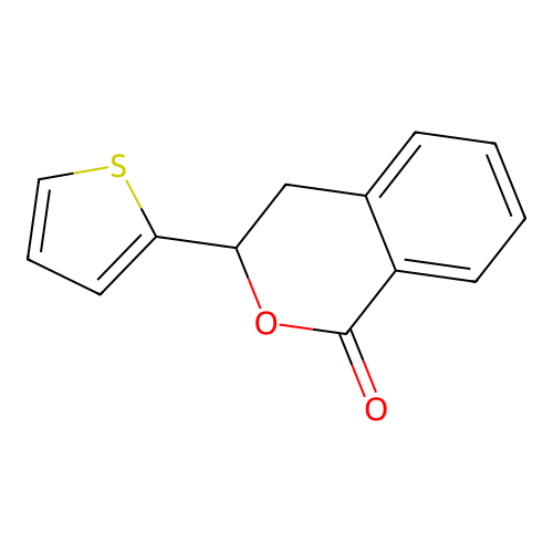 3-Thiophen-2-yl-3,4-dihydroisochromen-1-one structure