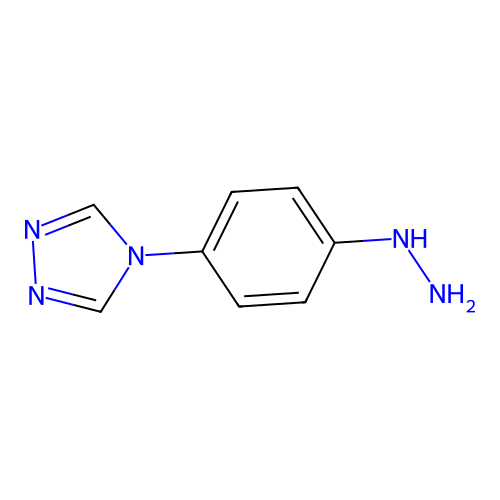 4-(4-hydrazinylphenyl)-4H-1,2,4-triazole structure